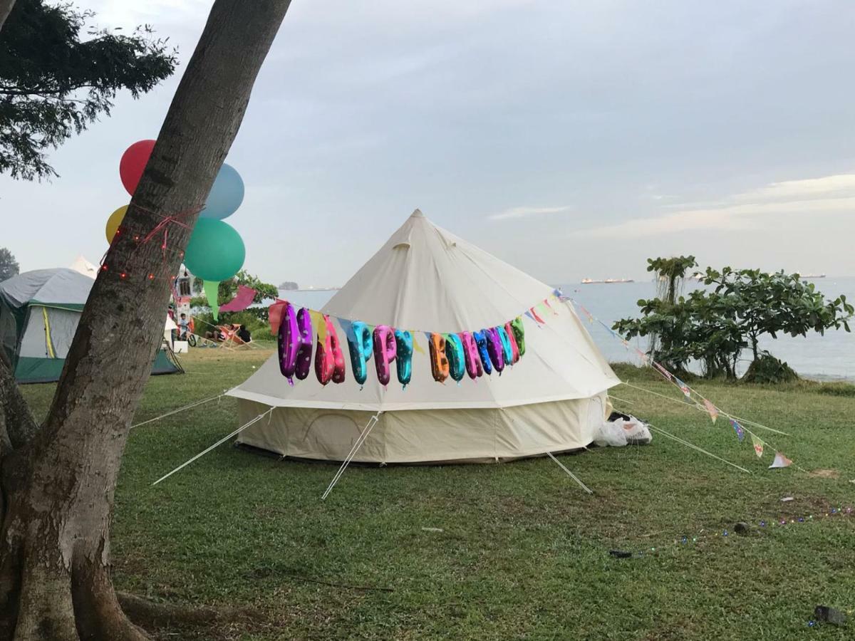 Glamping Kaki - Medium Bell Tent Singapur Dış mekan fotoğraf